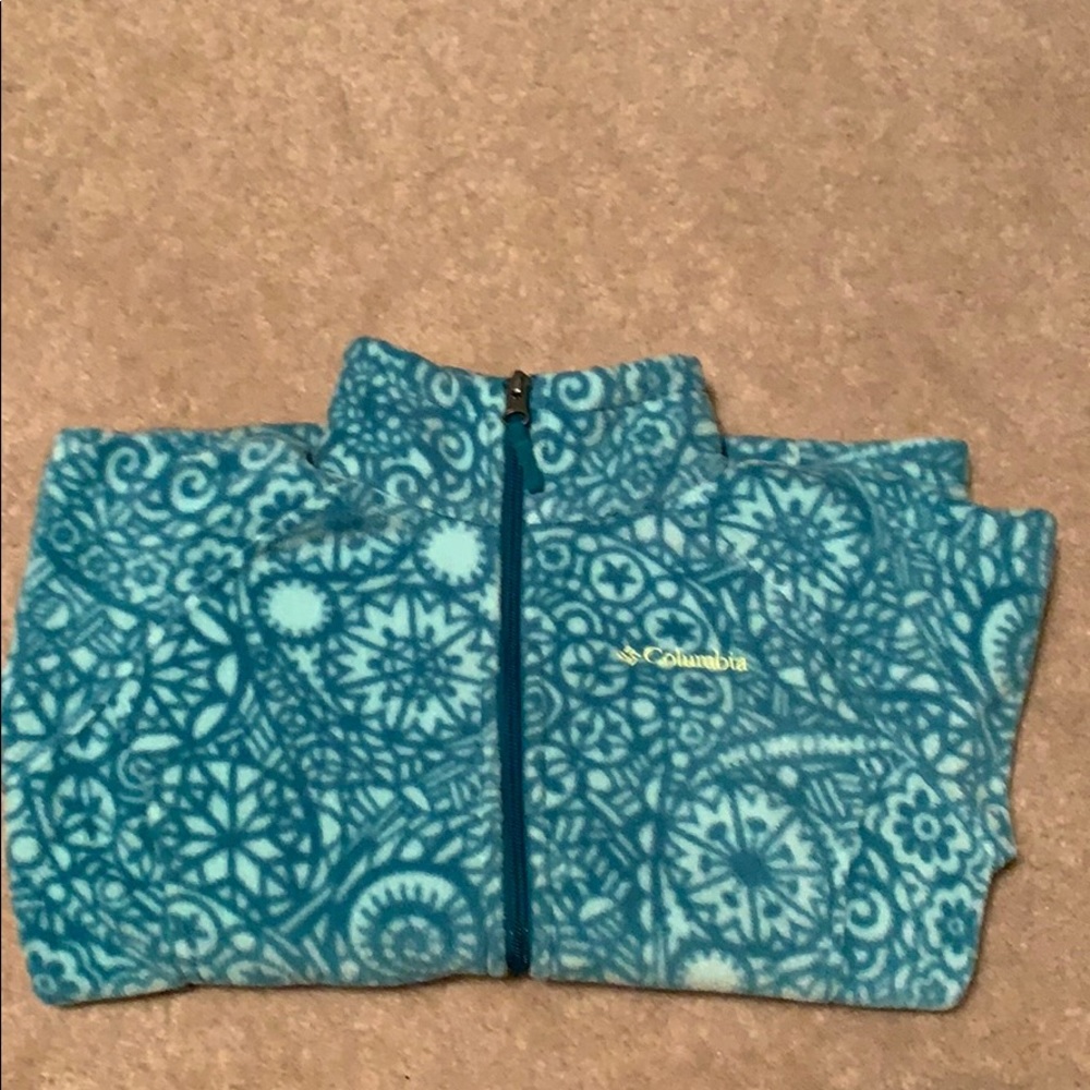 Girls Columbia fleece, medium 10-12